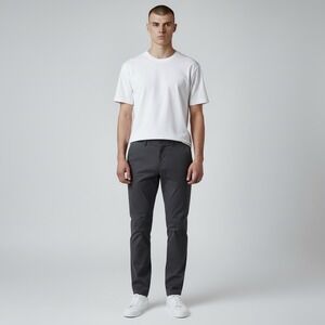 Lululemon Pants Men's 36x30 Navy Blue Commission Slim‎ Fit Warpstreme Athleisure